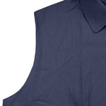Buddha Stones Summer Casual Minimalist Button-Up Solid Men's Sleeveless Shirts