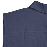 Buddha Stones Summer Casual Minimalist Button-Up Solid Men's Sleeveless Shirts