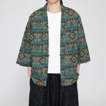 Buddha Stones Spring Summer Boho Casual Patch Pocket Geometric Men's Kimonos