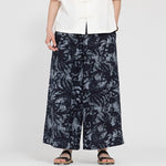 Buddha Stones Summer Boho Casual Drawstring Abstract Cropped Pants Men's Straight Leg Pants With Pocket