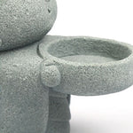 Buddha Stones Resin Buddha Serenity Candle Holder Statue Decor Without Candle