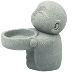 Buddha Stones Resin Buddha Serenity Candle Holder Statue Decor Without Candle