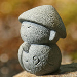 Buddha Stones Resin Small Prayer Ksitigarbha Buddha Compassion Meditation Statue