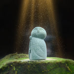 Buddha Stones Resin Small Prayer Ksitigarbha Buddha Compassion Meditation Statue