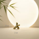Buddha Stones Copper Harmony Tai Chi Warrior Mini Zen Decor Figurine