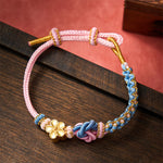Buddha Stones Mandala Braided Rope Confidence Bracelet