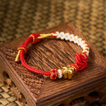 Buddha Stones Mandala Braided Rope Confidence Bracelet