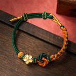 Buddha Stones Mandala Braided Rope Confidence Bracelet