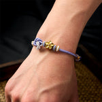Buddha Stones Mandala Braided Rope Confidence Bracelet