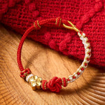 Buddha Stones Mandala Braided Rope Confidence Bracelet