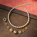 Buddha Stones White Braided Rope Om Mani Padme Hum Wisdom Bracelet