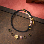 Buddha Stones Braided Rope Knot Adjustable Bracelet