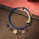 Buddha Stones Braided Rope Knot Adjustable Bracelet