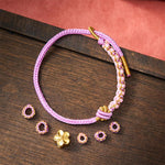 Buddha Stones Braided Rope Knot Adjustable Bracelet
