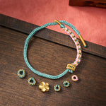 Buddha Stones Braided Rope Knot Adjustable Bracelet