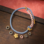 Buddha Stones Braided Rope Knot Adjustable Bracelet
