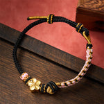 Buddha Stones Braided Rope Knot Adjustable Bracelet