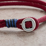Buddha Stones 925 Sterling Silver Double Wrap Button Protection Bracelet