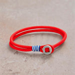 Buddha Stones 925 Sterling Silver Double Wrap Button Protection Bracelet