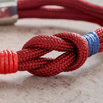 Buddha Stones Double Wrap Braided Rope Knot Strength Bracelet