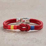 Buddha Stones Double Wrap Braided Rope Knot Strength Bracelet