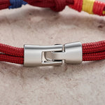 Buddha Stones Double Wrap Braided Rope Knot Strength Bracelet