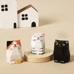 FREE Today: Peace and Calm Energy Hand Carved Wooden Cat Om Mani Padme Hum Keychains