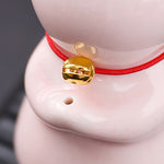 Buddha Stones Ceramic Kawaii Cat Incense Burner with Ash Catching Tray Without Incense