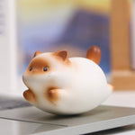 Buddha Stones Resin Cute Wobble Cat Happiness Cartoon Animal Decor
