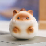 Buddha Stones Resin Cute Wobble Cat Happiness Cartoon Animal Decor