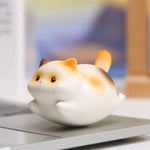 Buddha Stones Resin Cute Wobble Cat Happiness Cartoon Animal Decor