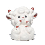 Buddha Stones Purple Clay Chinese Zodiac Cute Sheep Luck Tea Pet Decor