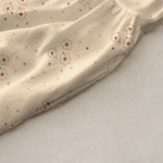 Buddha Stones Summer Casual Ditsy Floral Polka Dot Pattern Women's Summer Sleeveless Midi Dress With Pockets