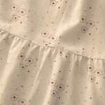 Buddha Stones Summer Casual Ditsy Floral Polka Dot Pattern Women's Summer Sleeveless Midi Dress With Pockets