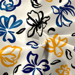 Buddha Stones Summer Casual Abstract Floral Pattern Women's Summer Sleeveless Midi Dress With Pockets