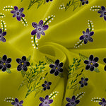 Buddha Stones Summer Casual Purple Floral Leaves Pattern Women's Summer Sleeveless Midi Dress With Pockets