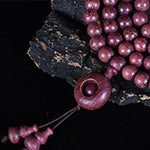 FREE Today: Creativity and Confidence Natural Peltogyne Gourd 108 Bead Mala