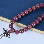 Buddha Stones Natural Peltogyne Gourd 108 Bead Mala