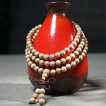FREE Today: Perseverance and Meditation Natural Camphor Wood 108 Bead Mala
