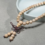 FREE Today: Perseverance and Meditation Natural Camphor Wood 108 Bead Mala