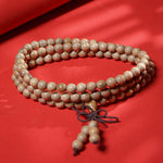 FREE Today: Perseverance and Meditation Natural Camphor Wood 108 Bead Mala