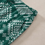 Buddha Stones Cotton Elephant Tribal Pattern Men's Tapered Pants With Pockets