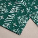 Buddha Stones Cotton Elephant Tribal Pattern Men's Tapered Pants With Pockets