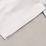 Buddha Stones Pure Cotton Graceful Iris Pattern Women's Elastic Waist Pants With Pockets
