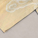 Buddha Stones Pure Cotton Cloud and Flying Bird Pattern Women's Elastic Waist Pants With Pockets