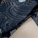 Buddha Stones Pure Cotton Koi Fish Lotus Pattern Women's Elastic Waist Pants With Pockets