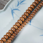 Buddha Stones Natural Abelia Biflora Wood Protection 108 Bead Mala