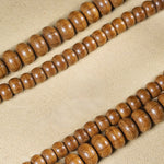 Buddha Stones Natural Abelia Biflora Wood Protection 108 Bead Mala