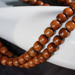 Buddha Stones Natural Jujube Wood 108 Bead Mala