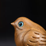 Buddha Stones Green Sandalwood Magpie Cute Animal Decor